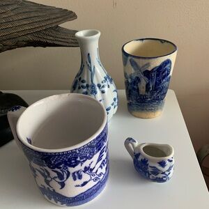 Vintage Blue & White Lot